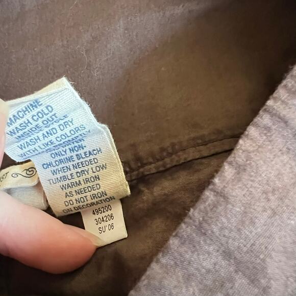 Vintage Y2K Brown Floral Embroidered Low Rise Skirt size 8 Whimsygoth - Picture 7 of 9